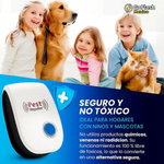 Repelente Ultrasónico. Antiplagas Elimina plagas sin veneno ni químicos en tu hogar.
