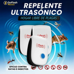 Repelente Ultrasónico. Antiplagas Elimina plagas sin veneno ni químicos en tu hogar.